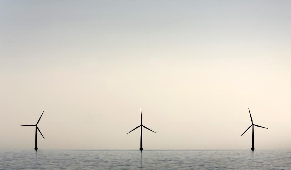 Copenhagen wind turbines.
